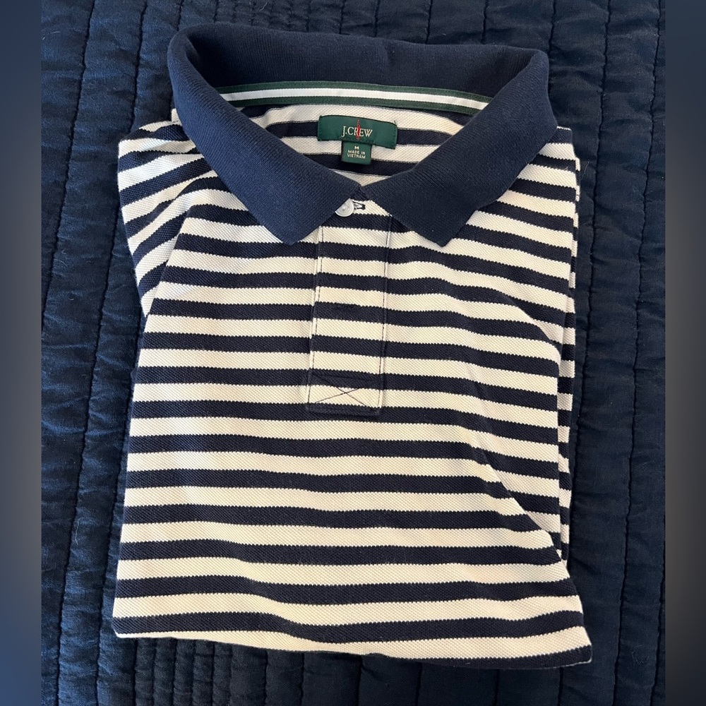 J.Crew classic pique polo in stripe